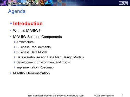 IAA- IIW Introduction and Models - IBM