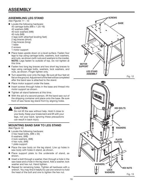 OPERATOR'S MANUAL - Ridgid