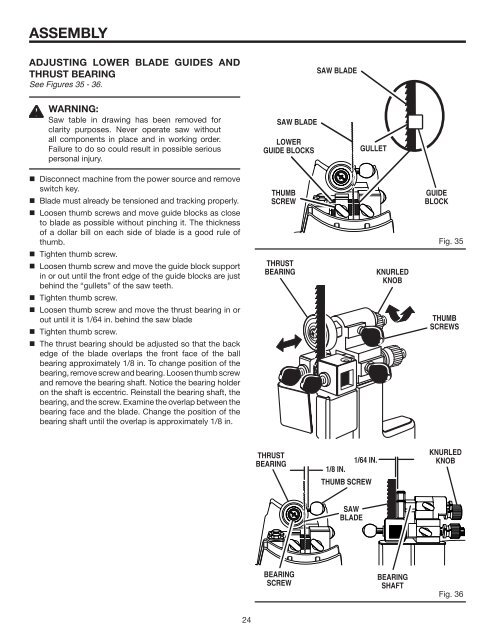 OPERATOR'S MANUAL - Ridgid