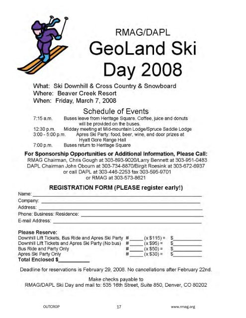 February 2008 - Rocky Mountain Association of Geologists