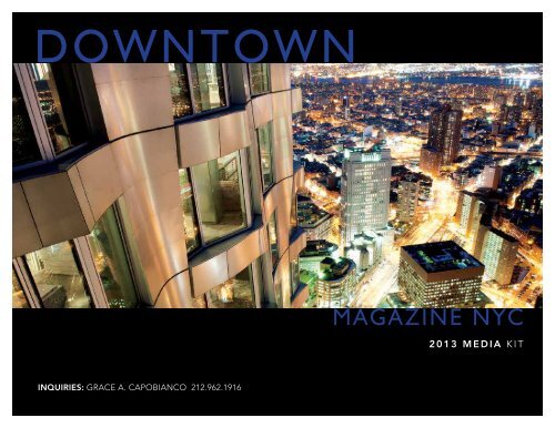 2013 MEDIA KIT - Downtown Magazine