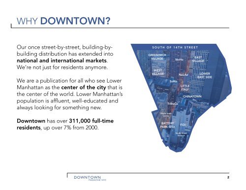 2013 MEDIA KIT - Downtown Magazine