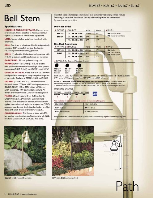 LANDSCAPE LIGHTING COLLECTION CATALOG (pdf) - Kim Lighting