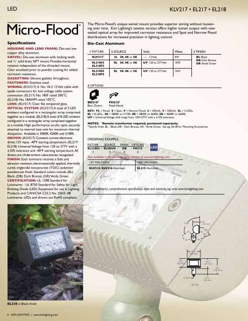 LANDSCAPE LIGHTING COLLECTION CATALOG (pdf) - Kim Lighting