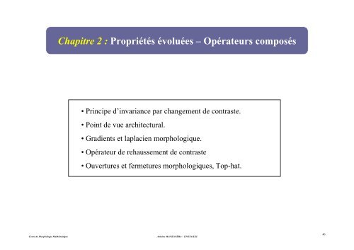 Chapitre 2 : PropriÃ©tÃ©s Ã©voluÃ©es â OpÃ©rateurs ... - wwwdfr - Ensta