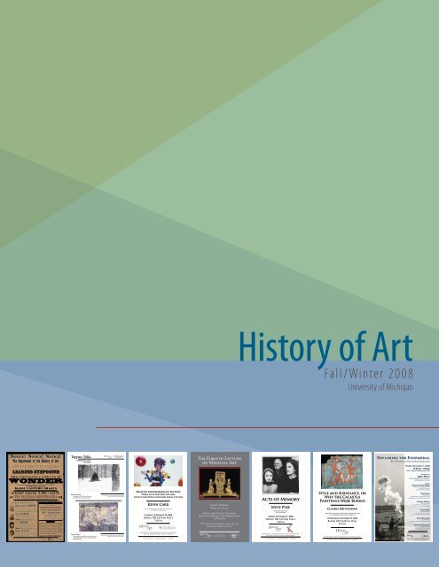 History of Art - Online Study Galleries - University of Michigan