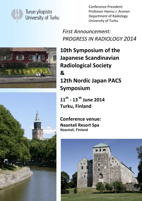 First announcement as PDF - Japanese Scandinavian Radiological ...