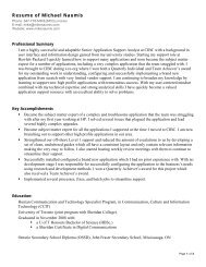 View Printable Resume