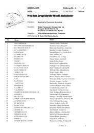 Startliste einfach - Reitverein Amt Erlach