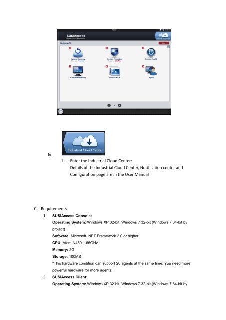 SUSIAccess 2.0 Guide A. Role setting 1. Console(Server) - Advantech