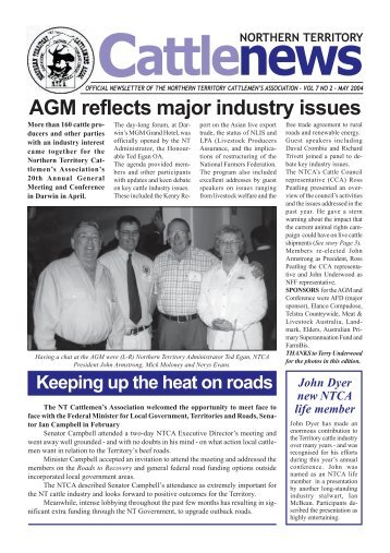 Cattlenews - May 2004 - Northern Territory Cattlemen's Association