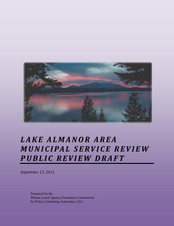 Almanor Recreation and Park District - calafco