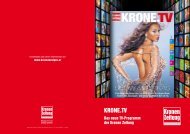 PDF-Download Tarife KRONE.TV - Kroneanzeigen.at