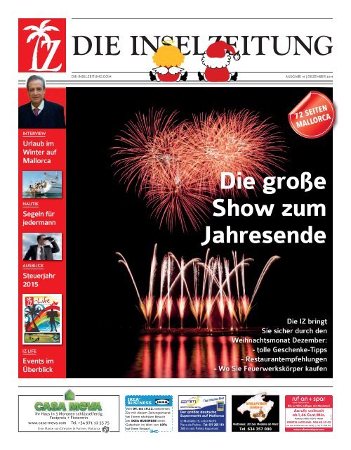 Die Inselzeitung Mallorca Dezember 2014 