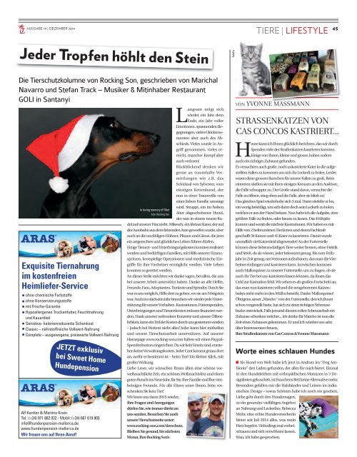 Die Inselzeitung Mallorca Dezember 2014 