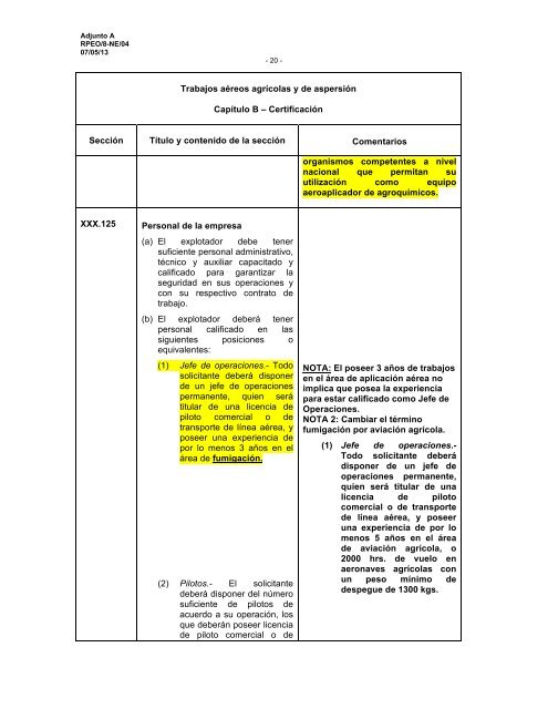 Adjunto A Trabajos aÃ©reos agrÃ­colas y de aspersiÃ³n CapÃ­tulo ... - ICAO