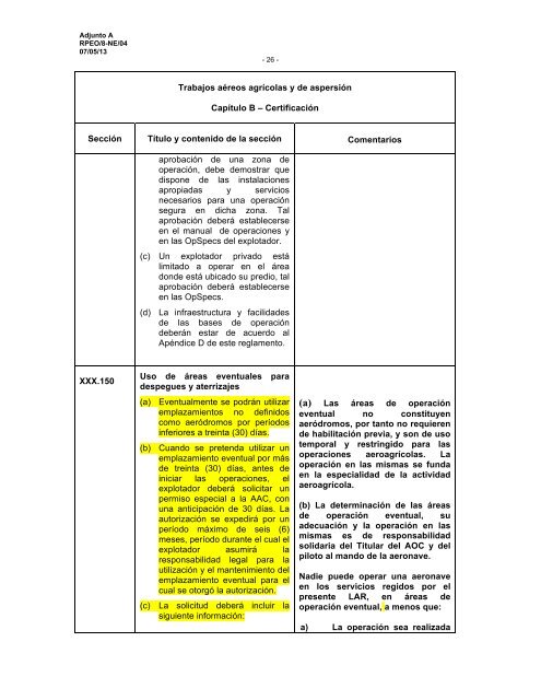 Adjunto A Trabajos aÃ©reos agrÃ­colas y de aspersiÃ³n CapÃ­tulo ... - ICAO