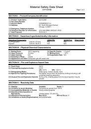 MSDS-Oxygone - Cosmedent