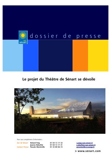 dossier de presse - San de Sénart