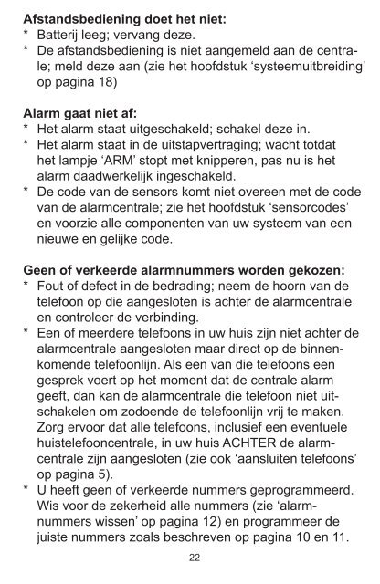 GEBRUIKSAANWIJZING DA-100 Draadloos Alarm Systeem - Hema