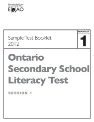 OSSLT Sample Test Booklet 1 2012.pdf - Thornlea