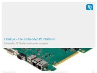 COMSys â Embedded PC Platform - TQ Group GmbH