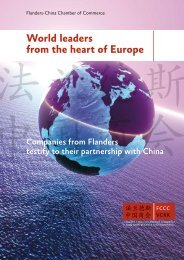 World leaders from the heart of Europe - Flanders-China Chamber ...