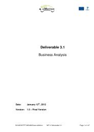 Deliverable 3.1 Business Analysis - Green eMotion Project