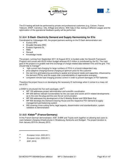 Deliverable 3.1 Business Analysis - Green eMotion Project