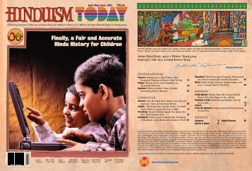 Hinduism Today April/May/June 2007 - Hinduism Today Magazine