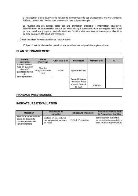 Dossier dÃ©finitif - Programme d'actions - EPTB SaÃ´ne Doubs