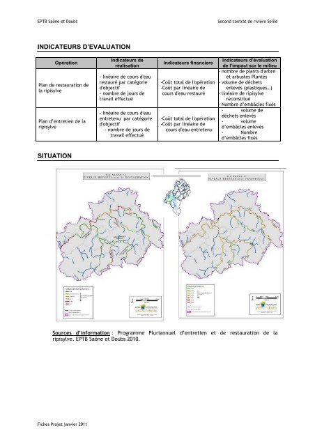 Dossier dÃ©finitif - Programme d'actions - EPTB SaÃ´ne Doubs