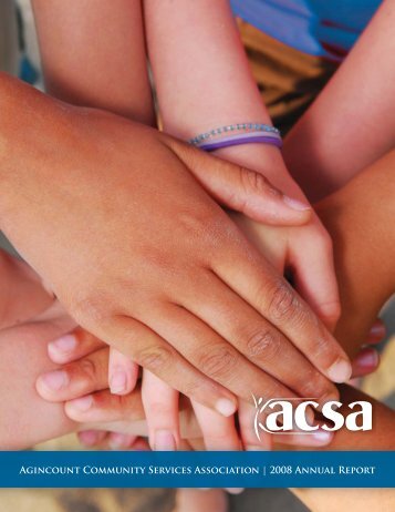 ACSA Annual Report 06.indd - Community Knowledge Centre
