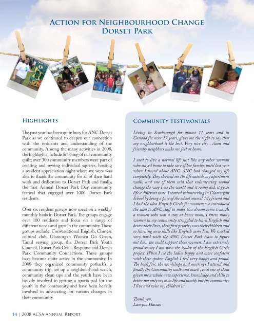 ACSA Annual Report 06.indd - Community Knowledge Centre