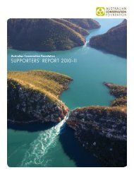 supporters' report 2010-11 - Australian Conservation Foundation