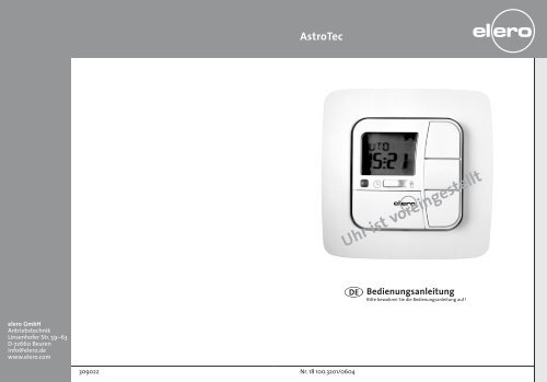 Astro Tec - elero Antriebstechnik