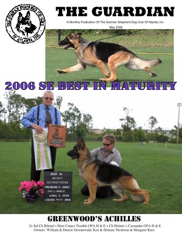 THE GUARDIAN - German Shepherd Dog Club of Atlanta