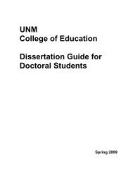 COE Dissertation Guide for Doctoral Students - College of Education ...