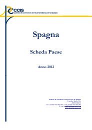 Scarica la scheda paese della Spagna attualizzata al 2012