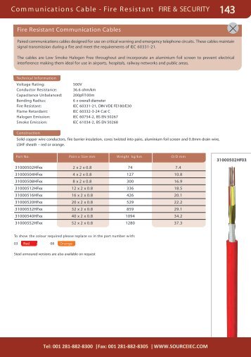 Source IEC Cable Catalog 2011