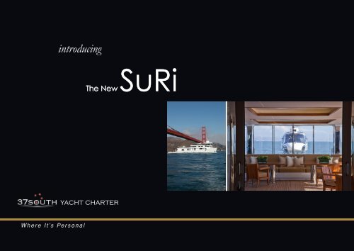 View brochure - 37South Yacht Charter