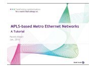 APRICOT 2011 - MPLS-based Metro Ethernet Networks v1.0