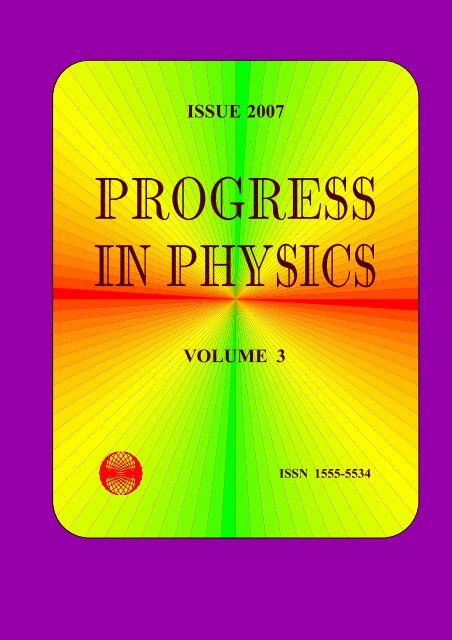 ISSUE 2007 VOLUME 3 - The World of Mathematical Equations