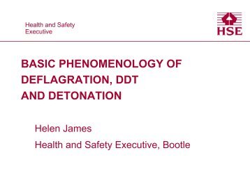Deflagration and Detonation - ukelg