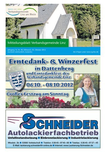 Ausgabe Nr. 40 vom 03.10.2012 - Verbandsgemeindeverwaltung ...