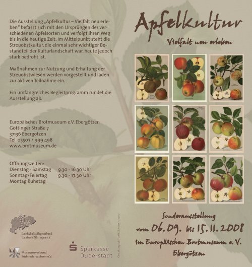 Flyer 08.indd - Galerie Göttinger Land