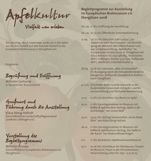 Flyer 08.indd - Galerie Göttinger Land