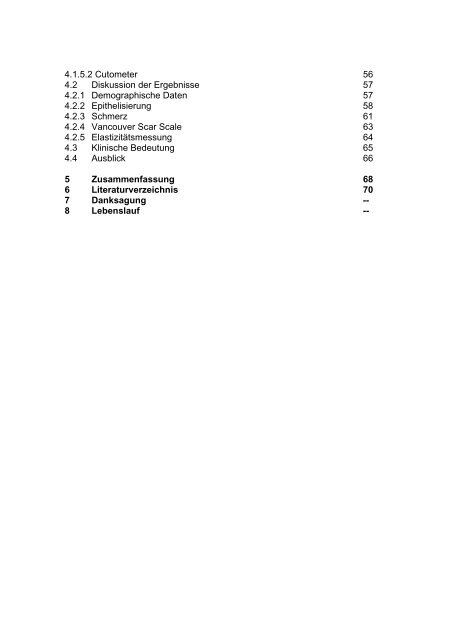 Klinische und experimentelle Untersuchungen zur Abheilung von ...