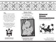 Teaching Books - Saginaw Chippewa Indian Tribe of Michigan