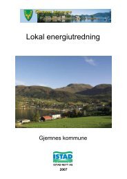 Lokal_energiutredning Gjemnes_2007.pdf - Istad kraft AS